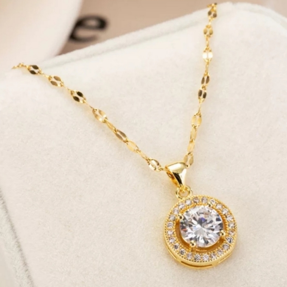 Stainless Steel Fine Jewelry Necklace For Women